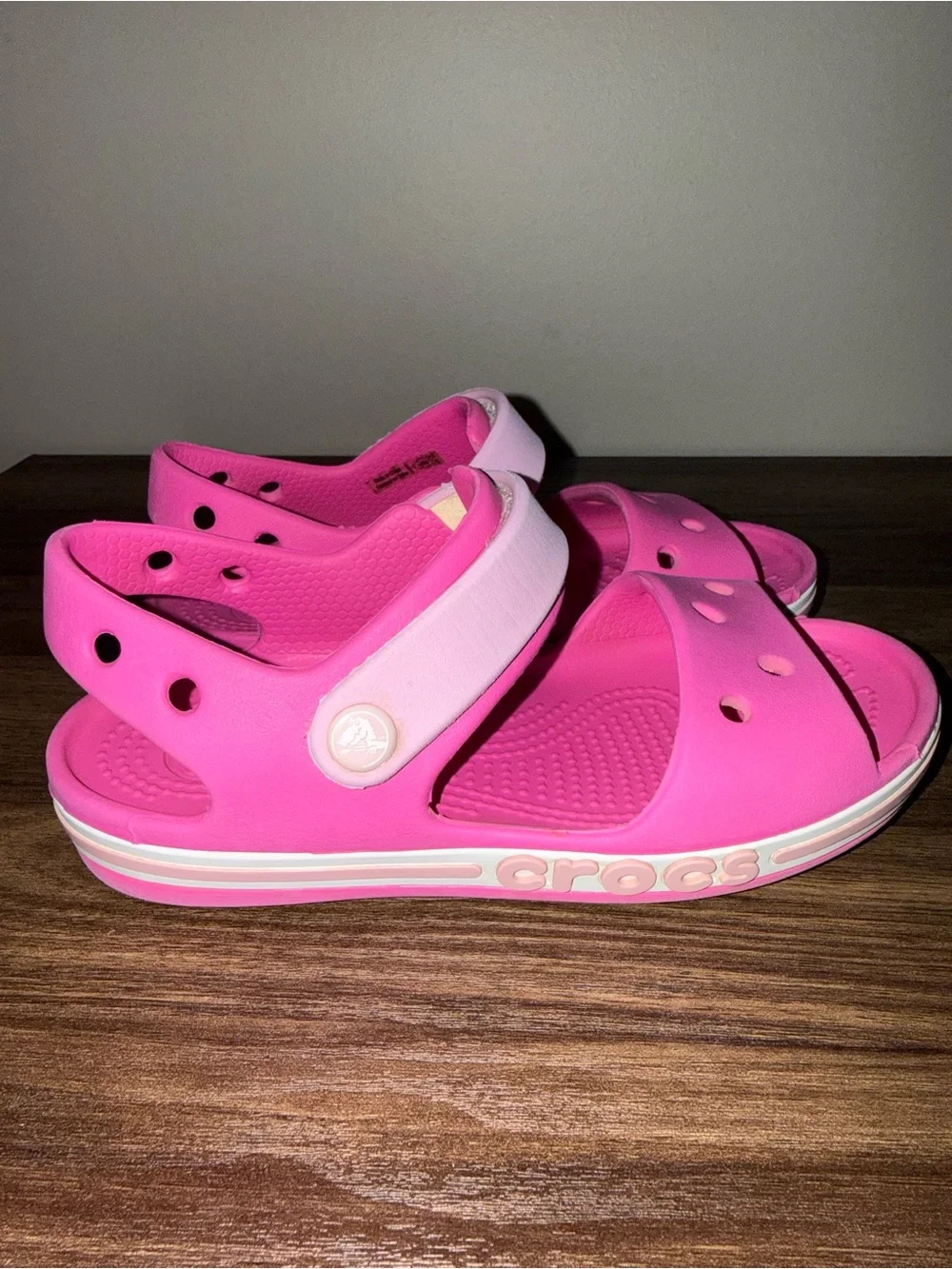CROCS Bayaband Sandals little girls size 12